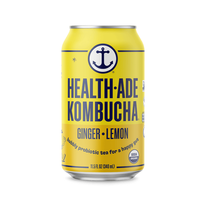 Ginger-Lemon Kombucha in Cans Kombucha in cans Health-Ade