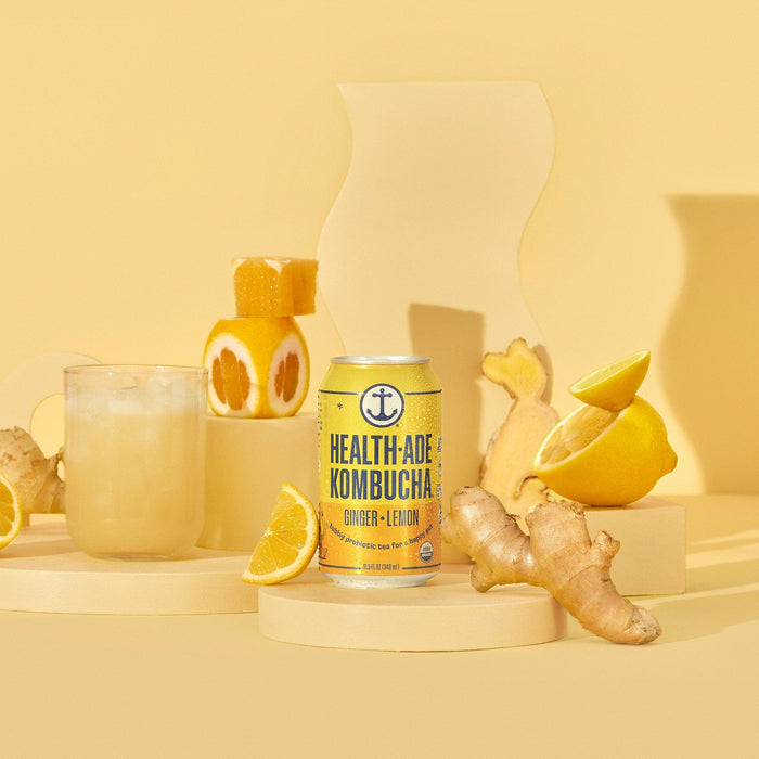 Ginger-Lemon Kombucha in Cans Kombucha in cans Health-Ade