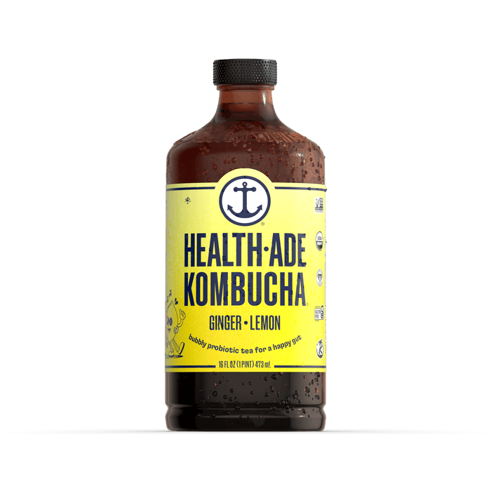 Ginger-Lemon Kombucha Kombucha Health-Ade