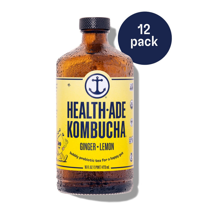 Ginger-Lemon Kombucha Kombucha Health-Ade