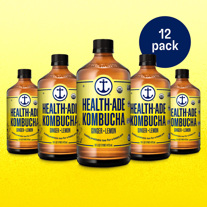 Ginger-Lemon Kombucha Kombucha Health-Ade