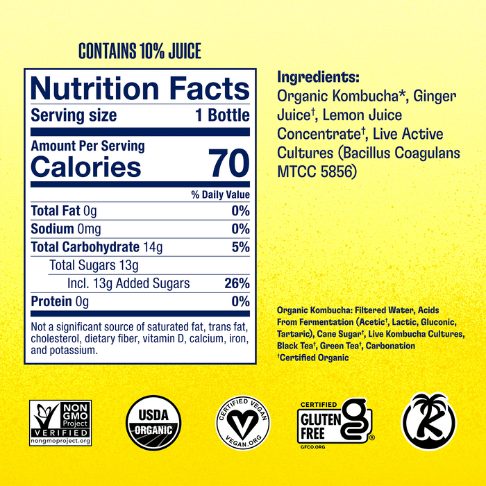 Ginger Lovers Variety Pack Kombucha Health-Ade