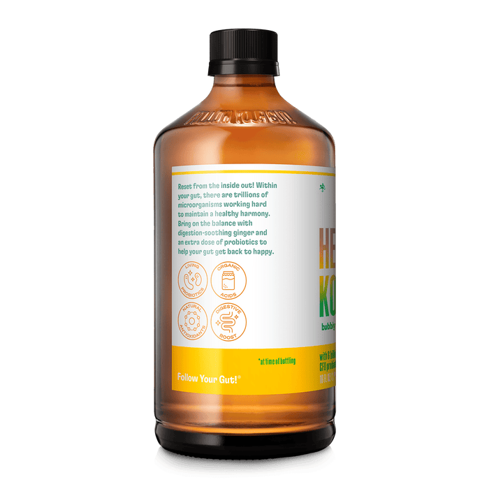 Ginger Pineapple Belly Reset Glow Up Kombucha Health-Ade