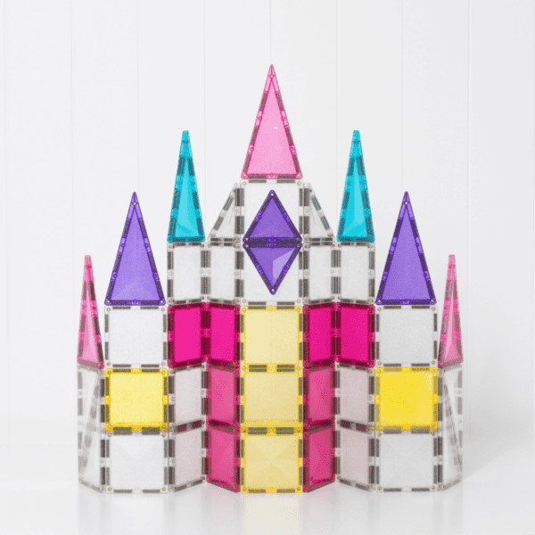 Glitter Unicorn Pack 56 Piece Magnetic Tiles – CONNETIX