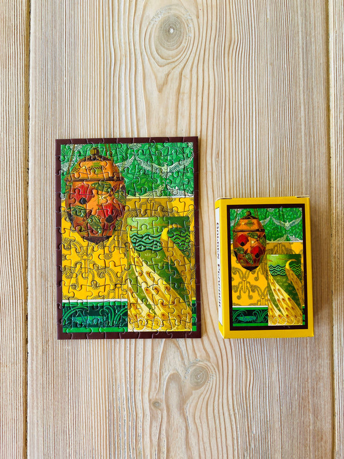 GOLDEN PEACOCK minipuslespil 99 brikker fra Penny Puzzle