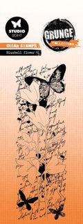 Grunge Collection - Clear Stamps - Blue Bell Flower