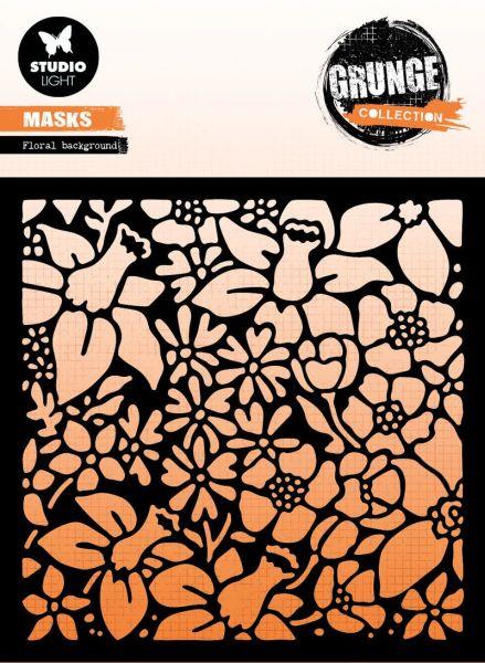 Grunge Collection - Stencil - Floral Background