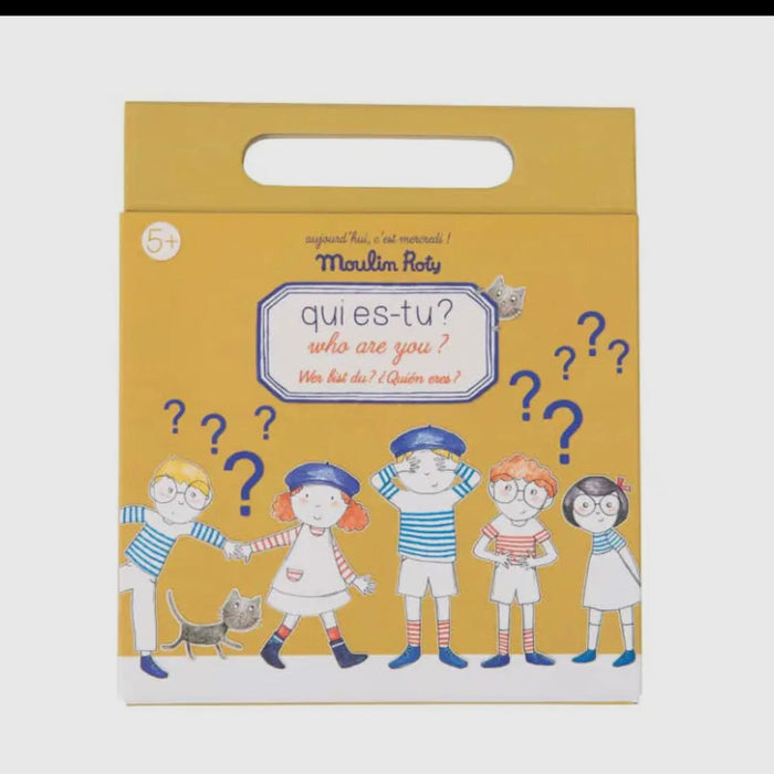 Guess Who Magnetic Board Game – Moulin Roty