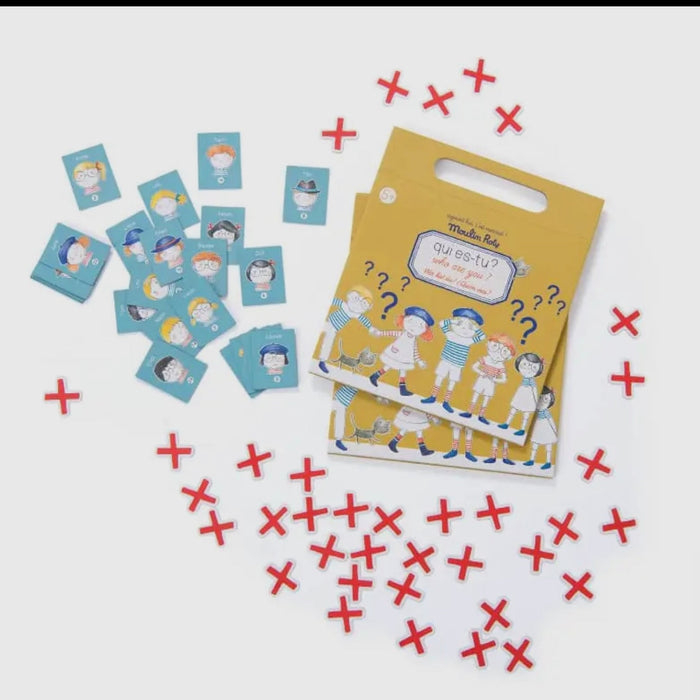 Guess Who Magnetic Board Game – Moulin Roty