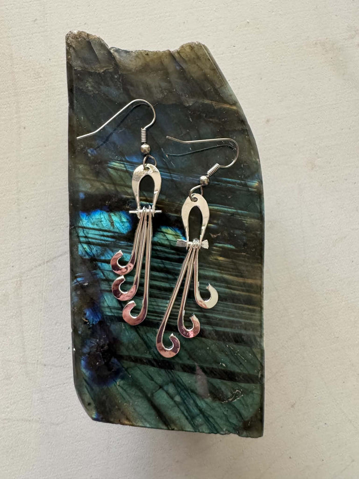 "Happy Place" HP Silver Earrings!