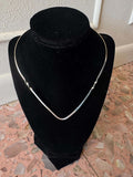 "Happy Place" Sterling Silver Collar Necklace