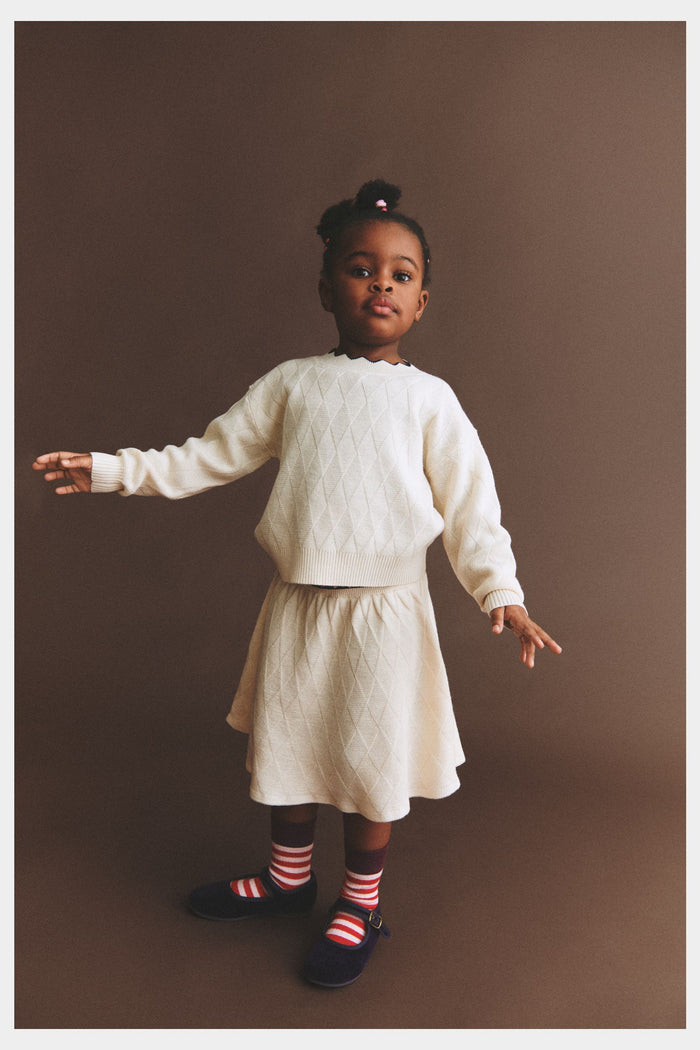 Harlekin Skirt - Ecru – FUB