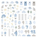 Hello Sweet Boy - Die Cut Ephemera