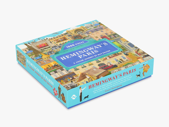 Hemmingway's Paris puslespil med 1000 brikker fra Thames & Hudson