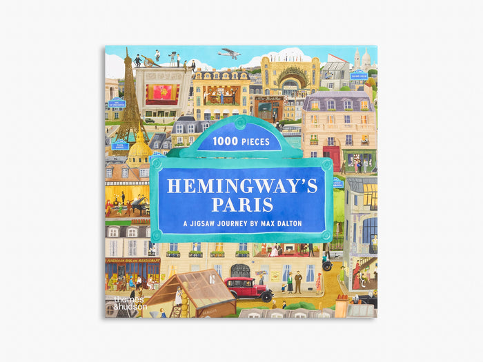 Hemmingway's Paris puslespil med 1000 brikker fra Thames & Hudson