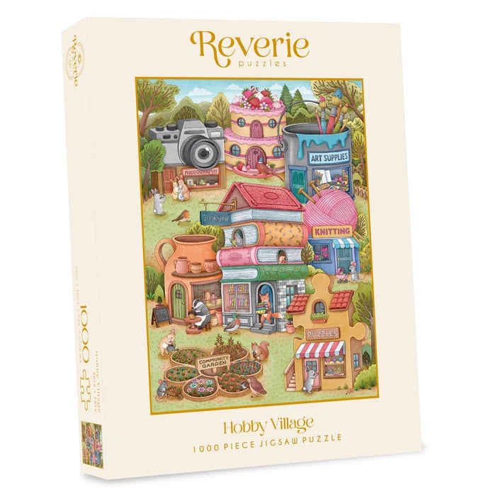 Hobby Village luksuspuslespil 1000 brikker fra Reverie