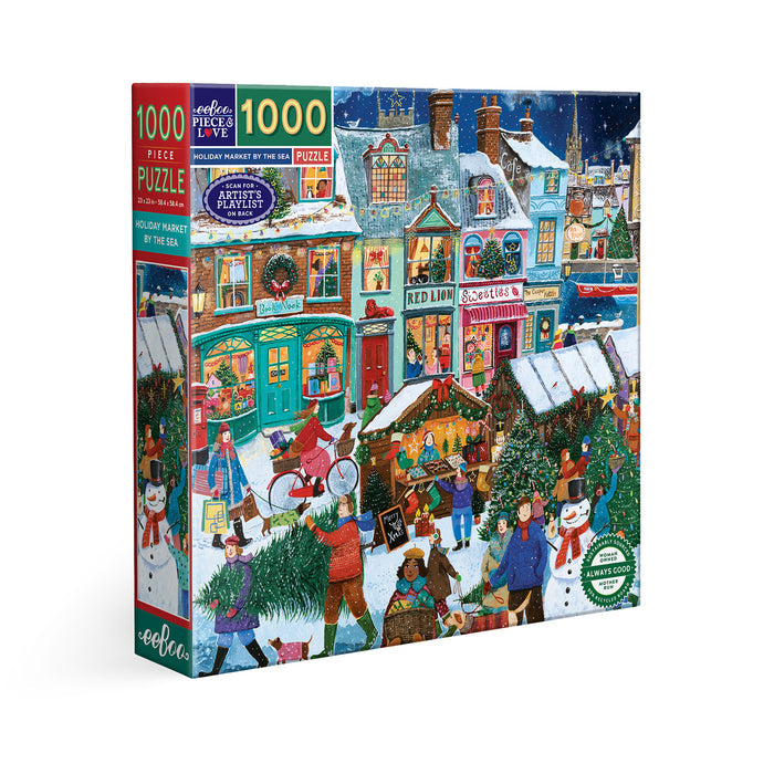 Holiday Marketplace 1000 brikker julepuslespil fra eeBoo