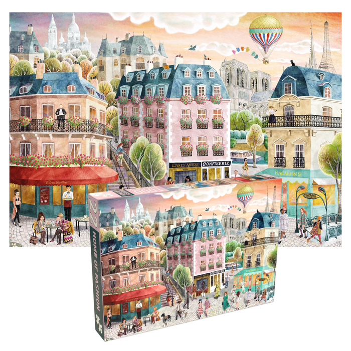 Home of Fashion 1000 brikker Paris-puslespil fra Penny Puzzle