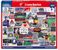 I Love Boston - 1000 Piece Jigsaw Puzzle