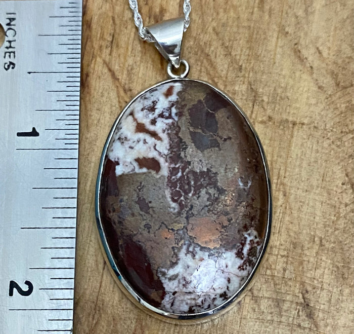 Copper Dolomite ~ Set in 925 Sterling Silver