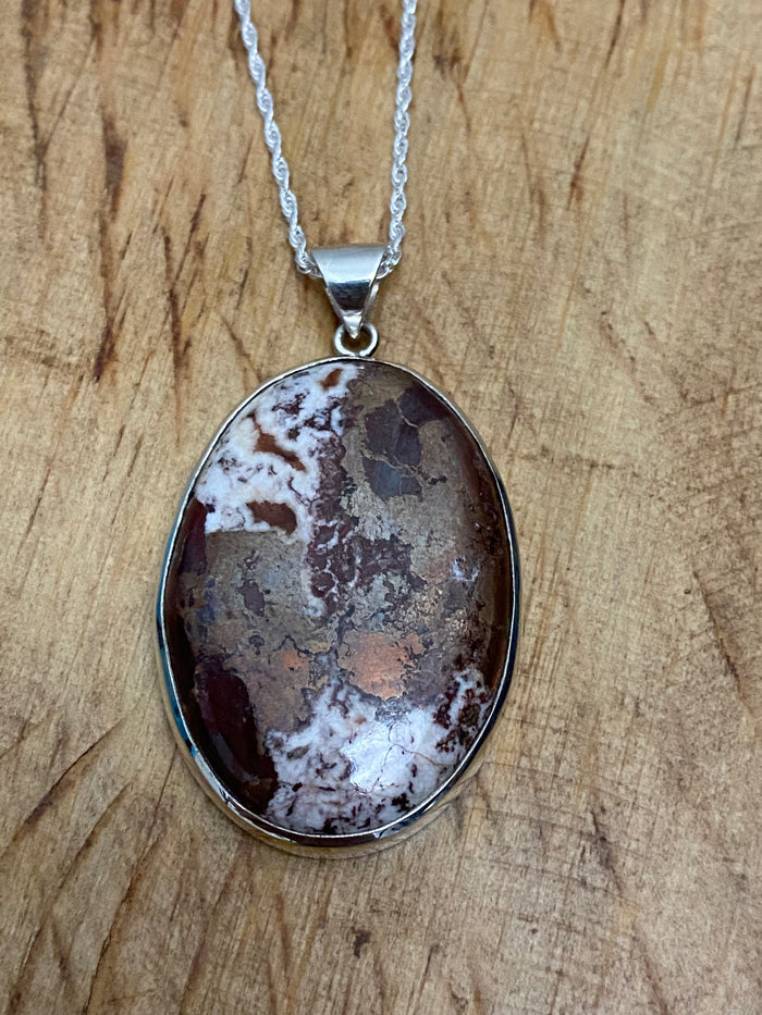 Copper Dolomite ~ Set in 925 Sterling Silver