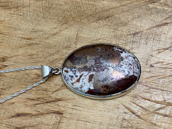 Copper Dolomite ~ Set in 925 Sterling Silver