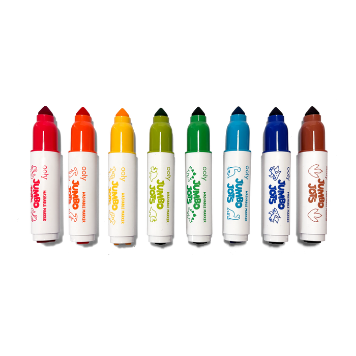 Jumbo Jots Dual Tip Dinosaur Stamp Markers - Set of 8 – OOLY