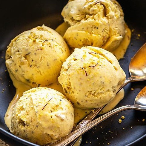 KESAR ICE CREAM WITH SAFFRON 1 LT