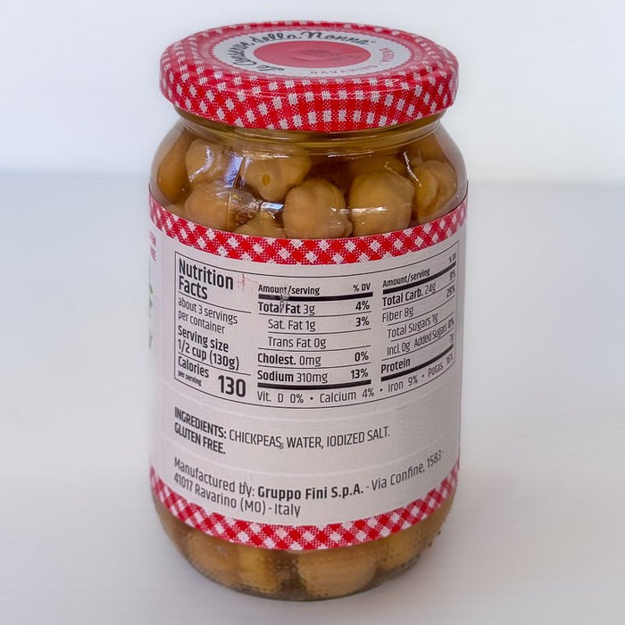 La Conserva della Nonna - Corona or Ceci Beans (jar) - Etto Pasta