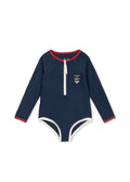 Laguna Long Sleeve Kids Rash Guard Swimsuit – Konges Sløjd