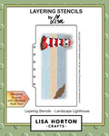 Landscape Lighthouse - Slimline Layering Stencils