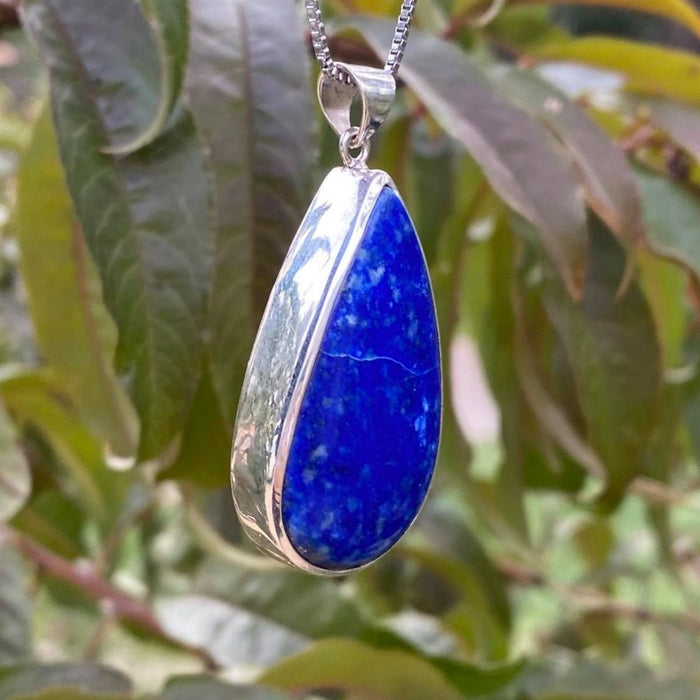 Lapis ~ 925 Sterling Silver ~ Teardrop