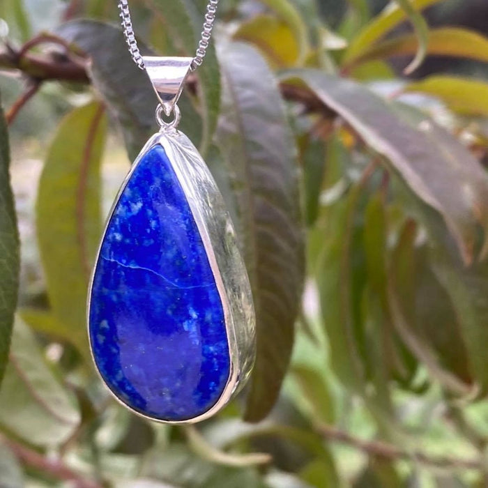 Lapis ~ 925 Sterling Silver ~ Teardrop
