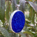 Lapis set in 925 Sterling Silver - Oval