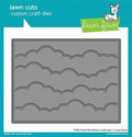 Lawn Cuts - Puffy Cloud Backdrop:  Landscape