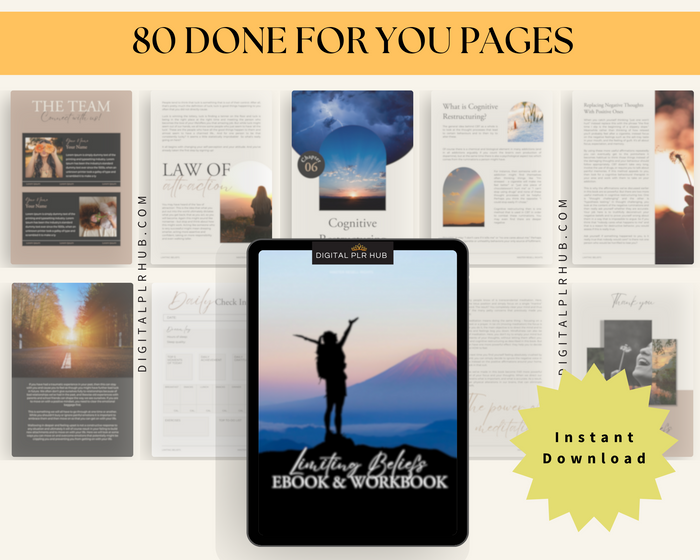 Limiting Beliefs eBook & Workbook MRR