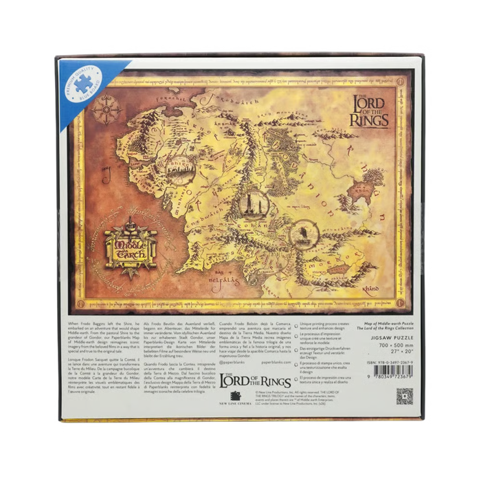 Lord of the Rings puslespil 1000 brikker fra Paperblanks