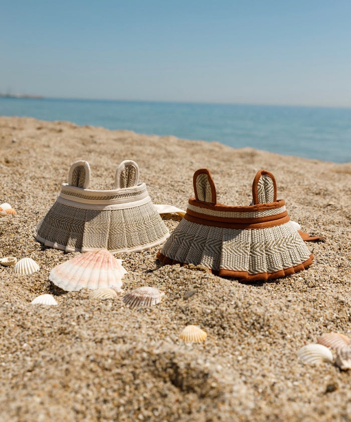 Lorna Murray Ozbear Sunvisor for Kids Handcrafted Straw Sun Hat