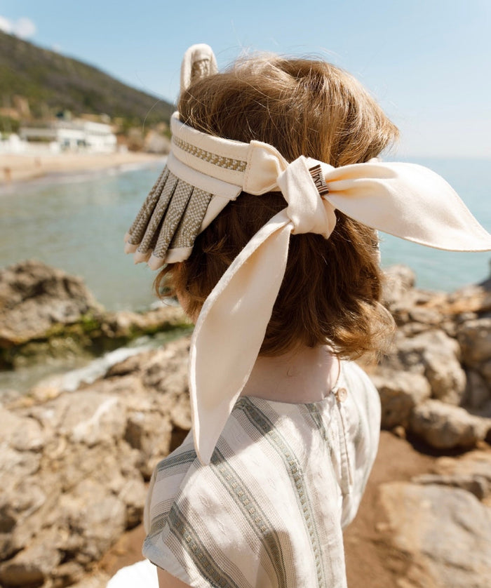 Lorna Murray Ozbear Sunvisor for Kids Handcrafted Straw Sun Hat