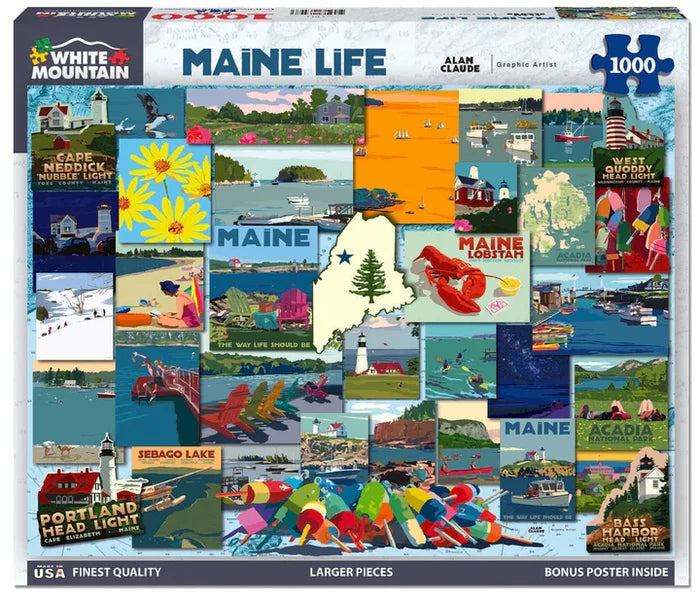 Maine Life - 1000 Piece Jigsaw Puzzle