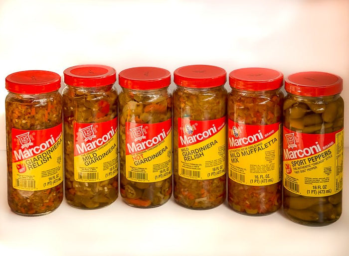 Marconi Giardiniera and Muffaletta Condiments - Etto Pasta