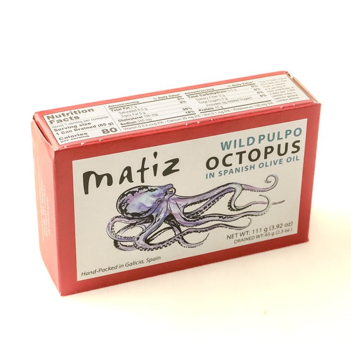 Wild Pulpo Octopus in Olive Oil