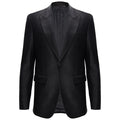 Men’s Elegant Black Textured Blazer BLACK