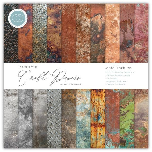 Metal Textures - 6x6 Paper Pad