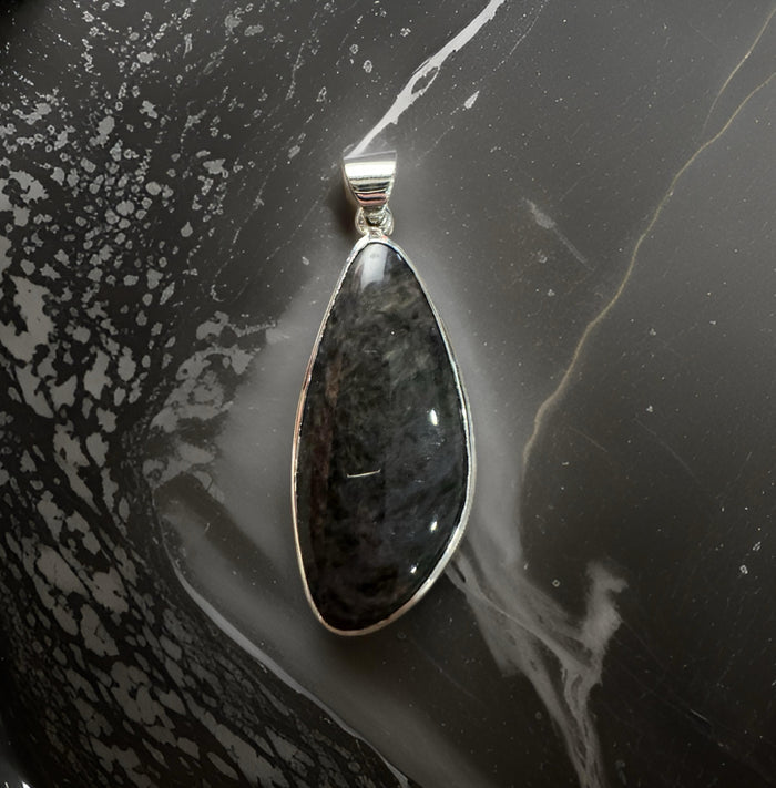 Mexican Velvet Obsidian Pendant