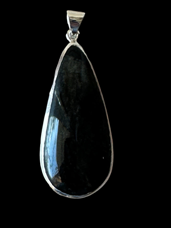 Mexican Velvet Obsidian Pendant