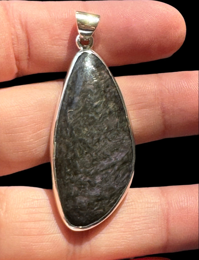 Mexican Velvet Obsidian Pendant