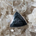 Milford Utah Picasso Marble Pendant in Sterling Silver