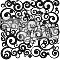 Mini Cosmic Swirl - 6x6 Stencil