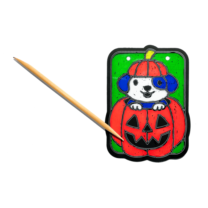 Mini Scratch & Scribble Window Banner Kit – Boo Buddies – Ooly